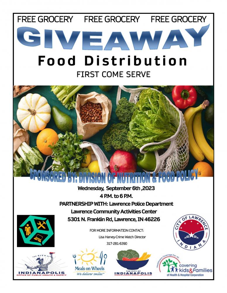 FREE grocery giveaway at Lawrence Community Park | City of Lawrence ...